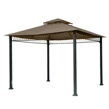 Garden Winds Replacement Canopy Top Cover for the Sunjoy Havenbury Gazebo - Nutmeg