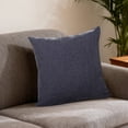 thumbnail image 4 of XIA0LE Linen Decorative Square Throw Pillow,Cozy Cushion With Pillow Inserts,18x18inch Soft Accent Pillow For Couch Sofa Living Room Home Decor, Black, 4 of 6