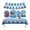 🔥 A_Base#114, variant on Father's Day Party Supplies Set | 144-Piece Disposable Tableware Set with Plates, Cups, Cutlery, Tablecloth & | Blue Theme | Serves 16 Guests