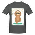 thumbnail image 4 of Bingfone Cute Sloth In Yoga Pose Tree Men'S Loose Fit Short-Sleeve Pocket T-Shirt, 4 of 7