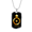 Military Chain (Gold), variant on Zodiac and Astrology Symbol of the Planet Uranus Zodiac Dog Tag Necklace Stainless Steel 24" Chain Silver Tone or Gold Tone