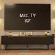 thumbnail image 5 of Mueble Mesa Para Tv Rack Madesa Doha Hasta 80' Negro, 5 of 10