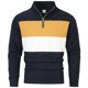 thumbnail image 2 of pstuiky camisa de manga larga para hombre, Camisa informal para hombre con media cremallera, color block, cuello alto y mangas largas tops de invierno para hombre s, 2 of 9
