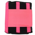 thumbnail image 3 of Tirantes para espalda, placa de acero transpirable, malla que mantiene el calor, cinturón de soporte de cintura elástico curvo para hombres y mujeres, color rosa, 3 of 10