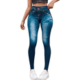 thumbnail image 1 of Leggins Mujer Mezclilla Unitalla Faja Alta Estilo Pantalón Mezclilla, 1 of 6