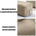 thumbnail image 4 of Ovzne Corduroy Pencil Case - 21.5*6*6Cm Easy And Cute Stationery Box, Korean Version Stationery Bag, Mini High-End Pen Bag For Daily Use Travel, 4 of 6