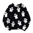 thumbnail image 4 of Mitankcoo Halloween Print Sweatshirt for Girls Long Sleeve Crew Neck Tops Daily Casual Fashion Wear, 4 of 5