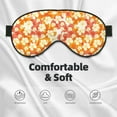 thumbnail image 3 of Naloa Orchids Flowers Print Sleep Mask for Sleeper, Light Blocking Sleeping Eye Mask for Women Men, Eye Shade with Adjustable Strap for Travel, Nap,Meditation, 3 of 7