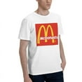 thumbnail image 2 of Mcdonald'S Logo Men'S Basic Short Sleeve T-Shirt Fashion White Large, 2 of 8
