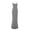 Grey, variant on Long Dress Super Soft Sleeveless Polyester Women Elegant Solid Floor-Length Maxi Dress Birthday Gift
