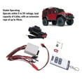 thumbnail image 4 of Treuil de Voiture RC 1/10, Performance Stable Treuil en Métal avec Télécommande pour Voiture RC 4 D90 D110 Noir, Rouge, Ti, 4 of 7