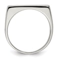 thumbnail image 2 of Sterling Silver 9x19mm Closed Back Signet Ring, 2 of 6