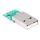 thumbnail image 3 of 10 Uds tipo A USB macho a DIP 2,54mm placa PCB módulo adaptador de fuente de alimentación WDOplteas Para estrenar, 3 of 7