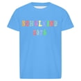 thumbnail image 3 of UANWENN Hauts pour Garçons T-Shirt à Col Rond pour Usage Quotidien Décontracté Coupe Confortable pour Âges 3 16 pour Activités de Printemps et d'Été Design Polyvalent Idéal pour Shorts et Haut Adolescent Jeunesse Haut de Basketball Garçon, 3 of 3