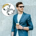 thumbnail image 2 of Anillo para hombre, joyería de mano chapada en acero inoxidable, fiesta informal, vacaciones, ropa, decoración, círculo, regalo artesanal Ropa, zapatos y accesorios Miscelánea Plata Talla 13 Qarigey AP014587-08, 2 of 6