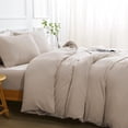 thumbnail image 2 of Duvet Cover Queen Piece Prewashed Ultra Soft Queen Bedding Set Features Zipper Closure and Corner Ties Includes Duvet Cover x & Pillowcases No Comforter, 2 of 7