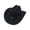 Z05-Black, variant on jiaxiM Cowboy Hat for Men Women's Classic Denim Western Cowboy Hat Curved Brim English Jazz Style for Fashion Outfits Outdoor and Daily Use
