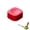 Red, variant on 6 color available Voice Recording Button, Pet Communication Dog Training Buzzer, 30 Second Record & Playback, Fun Gift for Home Office Study-1 Pack