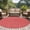Coral Red, variant on Round Area Rugs Collection 3 Ft, Vintage Peach Pink Non-Slip Residential Carpet, Farmhouse Retro Solid Color Linen Texture Indoor Crawling Mats Doormat Runner Rugs Play Mat for Bedroom