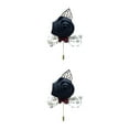 thumbnail image 2 of Transemion Cloth Beautiful Vintage Corsage Weddings And Romantic Events Wedding Brooch For Men And Woman black 2Set, 2 of 6