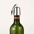 thumbnail image 4 of Jiandong wine stopper 2pcs Stainless Steel Champagne Bottle Stoppers - Reusable Saver for Home(2.36X1.97X1.57Inch), 4 of 10