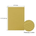 thumbnail image 2 of Uxcell Cardstock Paper 10 Sheets, 8x11.5 Inch 92 Lb/250gsm, Champagne Gold, 2 of 6