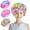 Mermaid, variant on Shower Cap For Kids,3 Pcs Kids Girls Toddler Shower Cap, Reusable Plastic Rainbow Unicorn Shower Cap For Girls Adjustable Cute Mermaid Hair Cap Waterproof Childrens Women Head Cap For Hair