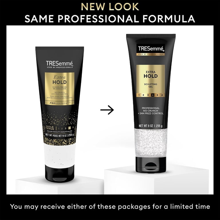 TRESemm√© Hair Gel, Extra Hold, Alcohol-Free, Frizz Control, 3