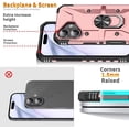 thumbnail image 4 of Case for iPhone 16,Military Grade Drop Full-Body Shockproof Protective Built in 360° Rotate Magnetic Kickstand Ring Holder Phone Case for iPhone 16,6.1 Inch 2024 (Rose Gold), 4 of 18