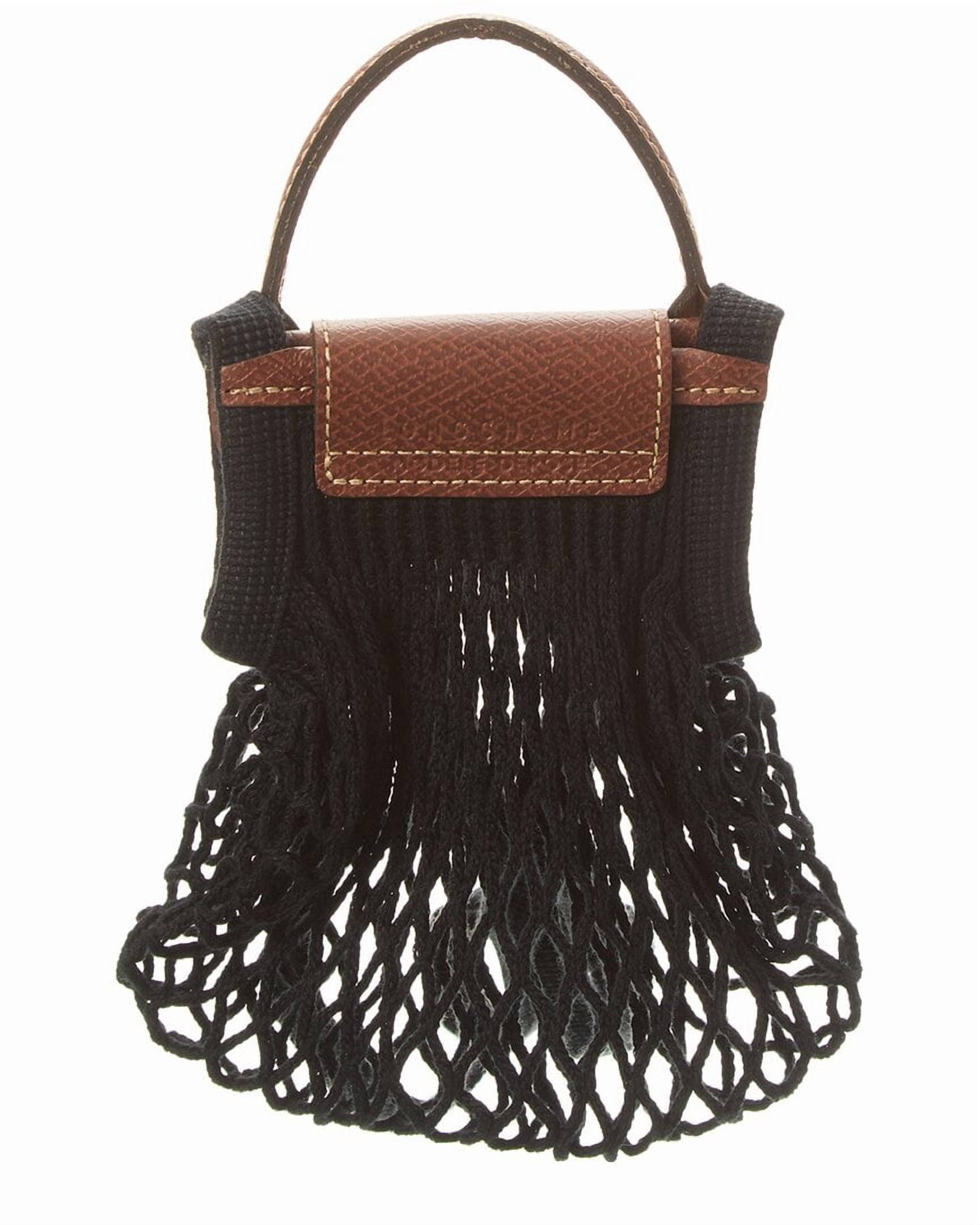 Longchamp Le Pliage Filet Extra Small Mesh Handle Bag with