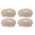 thumbnail image 1 of Cepillo para el Cabello, Paja de Trigo Portable 4 piezas Masajeado del cuero Cabelludo redondo se Desprecia Cepillo para el HOGAR PARA VIAJAR EN CASA, 1 of 7