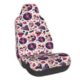 thumbnail image 1 of Wukai Skull lips record Guitar Full Set Car Seat Covers with Soft Padding Universal Auto Front Seats Protector and Cushion Mat, 1 of 5
