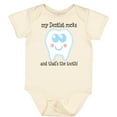 thumbnail image 3 of Inktastic Dentist Rocks Tooth Boys or Girls Baby Bodysuit, 3 of 5