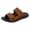 Coffee, variant on Man Walking Sandals Arch Support Orthotic Comfortable Non Slip Slippers Casual Open Toe Sports Shoes for Athletic Summer Beach White Size 10.5
