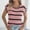 Pink, variant on Women's Ruched Slim Fit Tank Top - Sleeveless Crewneck Casual Summer Basic Cami Shirt