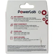 PowerLab 20W USB-C Wall Charger with Power Delivery - White