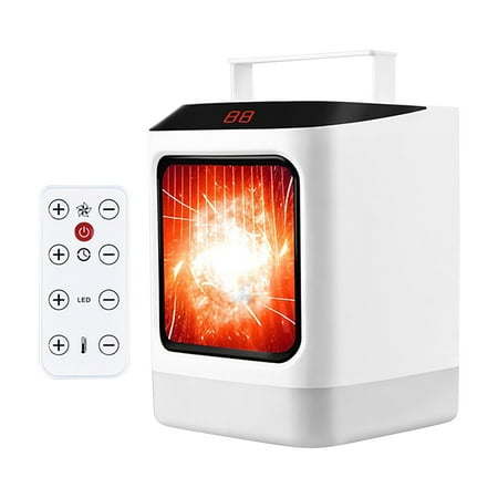 

Mini Heater Small Space Heater Portable Mini Electric Heaters Space Air Warmer Fan Blower Radiator Heating For Winter