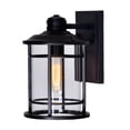 thumbnail image 2 of CWI Lighting Belmont 1 Light Outdoor Black Wall Lantern, 2 of 5