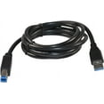 thumbnail image 2 of HQRP 6ft USB 3.0 Type A-Male to B-Male (M/M) Cable for Wavlink USB3.0 Hub; USB3.0 Universal Docking Station, 2 of 3