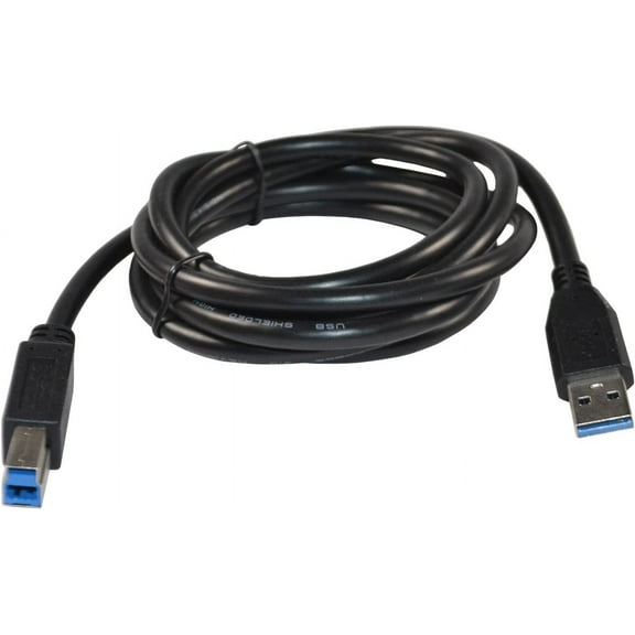 HQRP 6ft USB 3.0 Type A-Male to B-Male (M/M) Cable for ORICO USB3.0 HUB; External HDD Enclosure; Hard Drive Dock; Network Attached Storage
