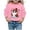 Pink, variant on Gyujnb Halloween , Children Halloween Cute Printed Crew Neck Hoodless Long Sleeve Sweatshirt, Halloween Party Favors
