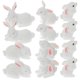 thumbnail image 2 of Mini Bunny Decor Resin Crafts for Decor 12Pcs Micro Landscape Bunny Ornaments, 2 of 4