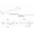thumbnail image 4 of Gatco 4684 Channel 24" Double Towel Bar, Chrome, 4 of 4
