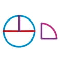 thumbnail image 3 of edxeducation GeoStix Deluxe Set - Learn Geometry with 100 Flexible Construction Sticks - Includes 2 Protractors and Activity Cards - Manipulative for Math Art and Fine Motor Skills, 3 of 5