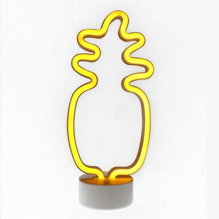 Neon Knight LED Neon Light Sign Room Decoration USB or Battery Powered Dorm Decor Pineapple NS1906033