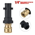 thumbnail image 5 of Pressure Washer Adapter Brass Quick Release, 2000 PSI Working Pressure for K Series Karcher Pressure Washers, 5 of 10
