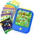 thumbnail image 1 of Tableta educativa de aprendizaje Qiaojoy para niños de 2 a 5 años con tarjetas, 1 of 7