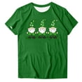 thumbnail image 4 of Craaazy Women's Plus Size St Patricks Day Short Sleeve Tops Round Neck Green Prints T-Shirts Gifts, 4 of 4