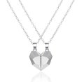 thumbnail image 1 of Collar de pareja para mujer, colgante emparejado, corazón magnético, sol, luna, joyería a juego, gargantilla de cadena para novia, fiesta de boda, 2 piezas por juego, 1 of 4