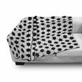 thumbnail image 3 of Soccer Soft Flannel Fleece Throw Blanket, Abstract Football Ball Pattern Monochrome Geometric Design Sports Fun Activity, Cozy Plush for Indoor and Outdoor Use, 70" x 90", Black White, by Ambesonne, 3 of 6